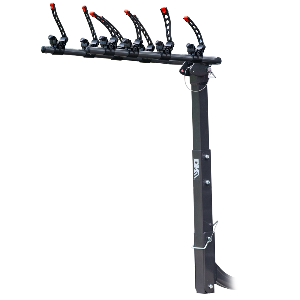 Image of DK2 Hitch Mounted Bike Carrier For up to 4 Bicycles - Steel - 22.5-in x 14-in x 3.75-in
