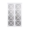 Renin Lace Sliding Closet Door - 48-in x 80-in - White