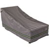 Duck Covers Soteria Rain Proof Patio Chaise Lounge Cover - Polyester - 74-in - Grey
