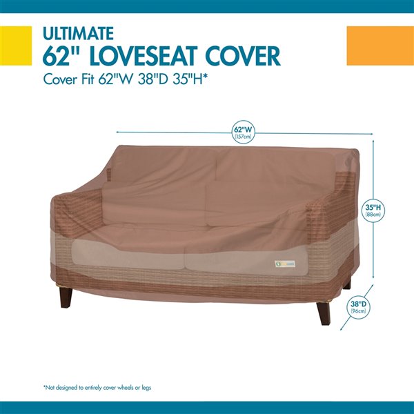Duck Covers Ultimate Patio Loveseat, Duck Ultimate Patio Furniture Covers