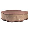 Duck Covers Ultimate Rectangular/Oval Patio Table Cover - Polyester - 64-in - Mocha Cappuccino