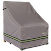 Duck Covers Soteria Rain Proof Patio Chair Cover - Polyester - 36-in - Grey