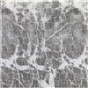 Dundee Deco Falkirk Jura II Peel and Stick 3D Wall Panel - Faux Marble Cubes - 28-in x 28-in - Grey and Off-White
