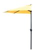 Henryka Half Umbrella - 9-ft - Yellow