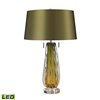 ELK Home Modena Free Blown Glass 2-Light LED Table Lamp - Green