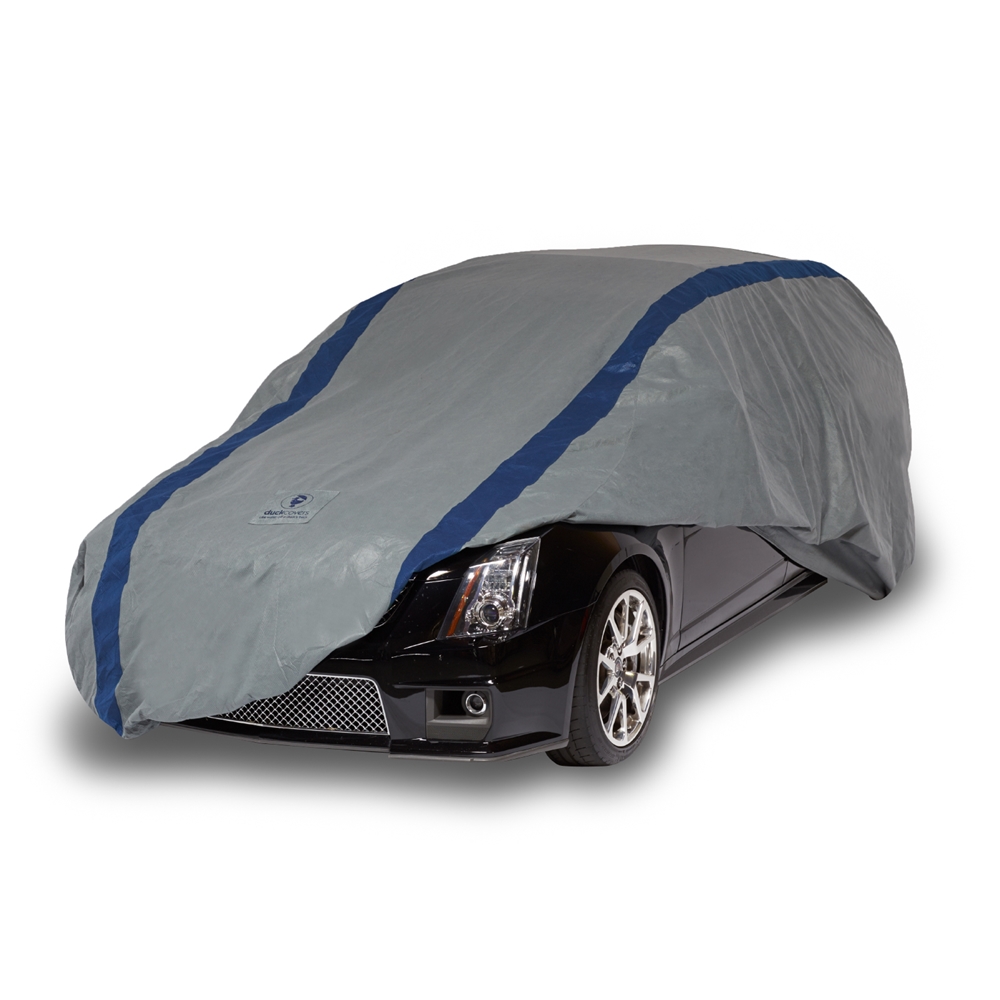 Image of Duck Covers Weather Defender Station Wagon Cover - 18 ft. - Black