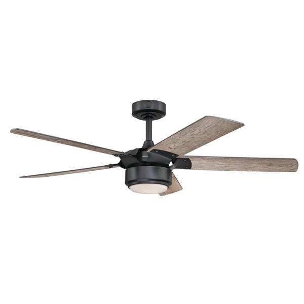 Westinghouse Lighting Canada Morris Ceiling Fan With Remote Control Integrated Led 5 Blade Iron Lowe S - Home Decorators Collection Merwry Ceiling Fan Installation