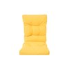 Bozanto High Back Patio Chair Cushion - Light Yellow