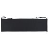 Bozanto Patio Bench Cushion - 48-in x 13-in - Black