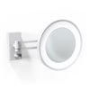 WS Bath Collections Magnifying LED Mirror - Matte White