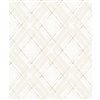 Advantage Geo Hadley Non-Woven and Unpasted Wallpaper - Geometric Pattern - 57.8-sq. ft. - Beige