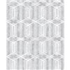 Advantage Geo Stormi Non-Woven and Unpasted Wallpaper - Geometric Pattern - 57.8-sq. ft. - Grey