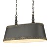 Golden Lighting Hemlock 4-Light Kitchen Island Light - 27.88-in - Antique Black Iron