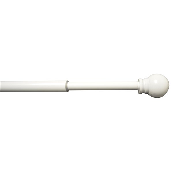Diam Swing Arm With Ball Finial, Swing Curtain Rod Set Of 2