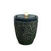 Hi-Line Gift Ltd. Small Stone Fountain with Flame-Effect LED