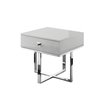 Inspired Home Nicole Miller Accent Table - Light Grey