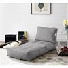 Inspired Home Loungie Cosmic Indoor/Outdoor Nylon Chair - Light Grey