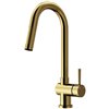 VIGO Gramercy Pull-Down Kitchen Faucet (in Matte Brushed Gold)