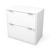 Bestar i3 Plus 2-Drawer File Cabinet, White