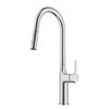 Kraus Oletto Pull-Down Single Handle Kitchen Faucet in Chrome