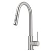 Kraus Oletto Pull-Down Single Handle Kitchen Faucet in Spot Free Stainless Steel