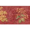 Dundee Deco 7-in Scarlet Red/Yellow/Green Prepasted Wallpaper Border