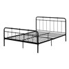 South Shore Furniture Plenny Queen-Size Panel Bed - Black