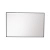 akuaplus® Rectangular Mirror - 39-in x 28-in - Matte Black