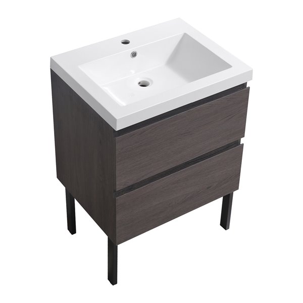 Grey Oak Single Sink Bathroom Vanity, Best Bathroom Vanity Tops Philippines