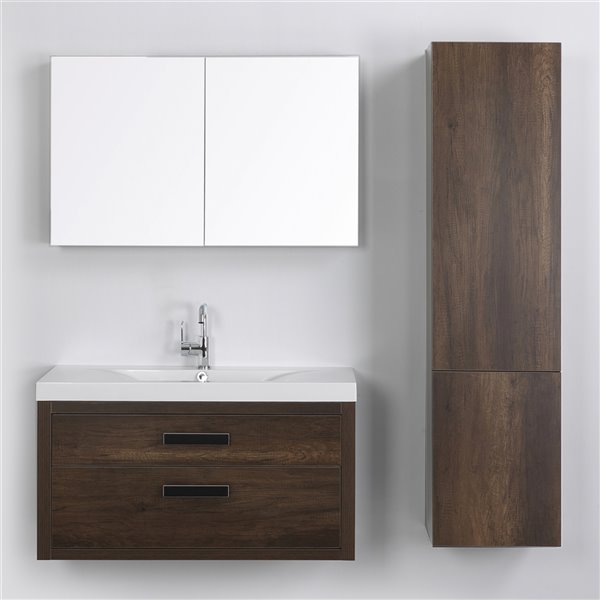 Single Sink Floating Bathroom Vanity, 40 Bathroom Vanity With Sink Canada