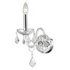 Worldwide Lighting Provence 4-in W 1-Light Chrome Transitional Wall Sconce
