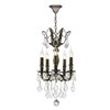 Worldwide Lighting Versailles Collection 5-Light Antique Bronze Traditional Crystal Chandelier