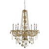 Worldwide Lighting Provence Collection 8-Light Transitional Crystal Polished Chrome Chandelier