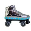 Chicago Skates Pulse LED Light Up Rollerskates, Silver, Size 5