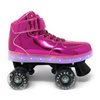Chicago Skates Pulse LED Light Up Rollerskates, Pink, Size 5