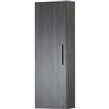 American Imaginations Xena Surface/Recessed 12-in x 36-in Dawn Grey Rectangle Medicine Cabinet