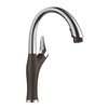 BLANCO Artona PVD Steel/café 1-handle Deck Mount Pull-down Handle/lever Residential Kitchen Faucet