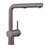 BLANCO Linus Metallic Gray 1-handle Deck Mount Pull-out Handle/lever Residential Kitchen Faucet