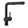 BLANCO Linus Coal Black 1-handle Deck Mount Pull-out Handle/lever Residential Kitchen Faucet