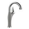 BLANCO Artona PVD Steel/metallic Gray 1-handle Deck Mount Bar And Prep Handle/lever Residential Kitchen Faucet