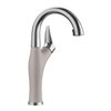 BLANCO Artona PVD Steel/concrete Gray 1-handle Deck Mount Bar And Prep Handle/lever Residential Kitchen Faucet
