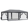 Outsunny 10-ft Rectangle Grey Canopy