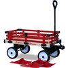 Millside Deluxe Hardwood Wagon with 8-in Plastic Wheels with Convertible Sleigh, Set of 4