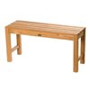 ARB Teak & Specialties Natural Teak Wood Freestanding 36-in Shower Seat ( ADA Compliant )