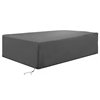 Outsunny Furniture Cover Grey Polyester Patio Furniture Cover