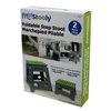 MyStooly 1-step 220-lb Capacity Green Plastic Foldable Step Stool - 2-Pack