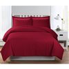 Swift Home Red Twin Duvet Cover Set - 2-Pieces