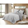 Swift Home Silver King Duvet Cover Set - 3-Pieces