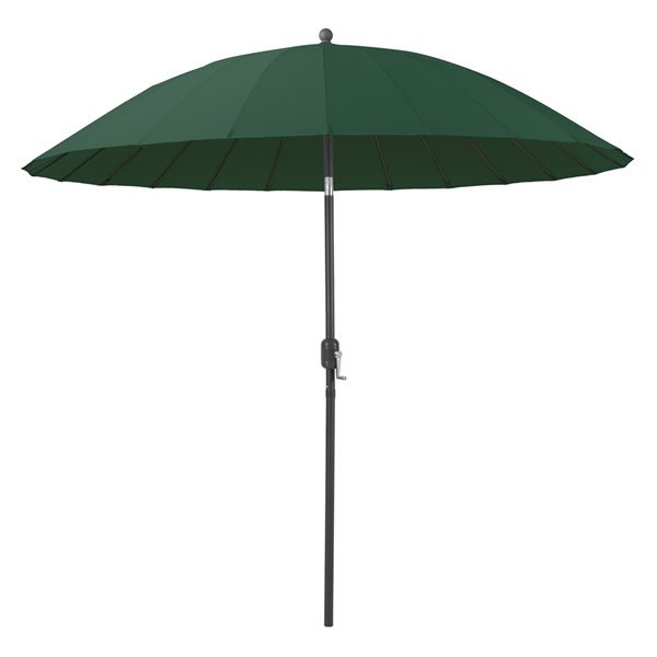Corliving 8 Ft Solid Dark Green Market, 8 Foot Patio Umbrella Canada