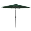 Corliving 9-ft Solid/Dark Green Market Patio Umbrella